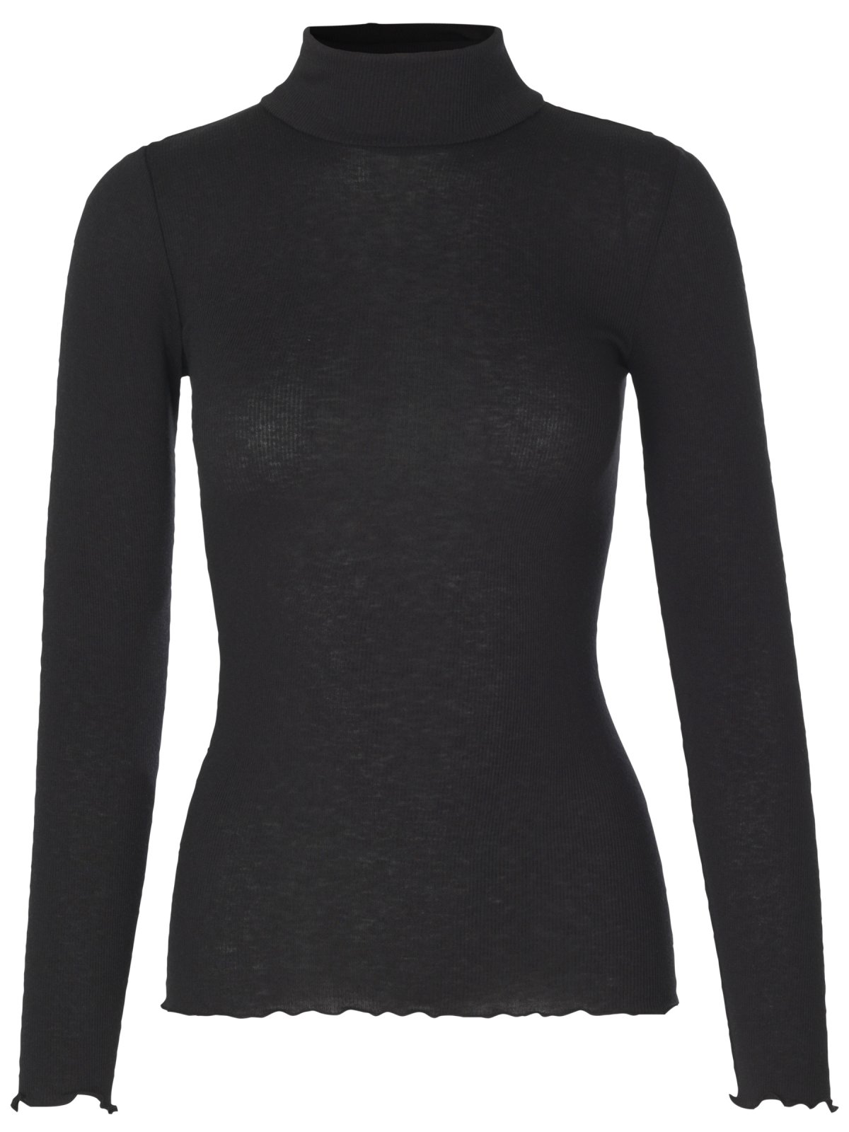 Wool Turtleneck, Black - WOMEN - Rosemunde Copenhagen